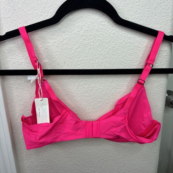 Smoothez by Aerie Bra Beige Full Coverage Unlined Underwire 36C Pink New - Picture 6 of 7